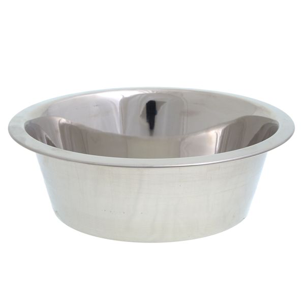 Stainless Steel Standard Deep Feeding Bowl 2L (Pack of 2)- Rust Resistant