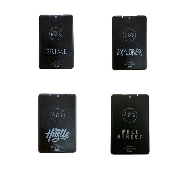 Perfume Box Mixture of 4 For Him Pocket Size Colognes Eau De Parfum 20ml