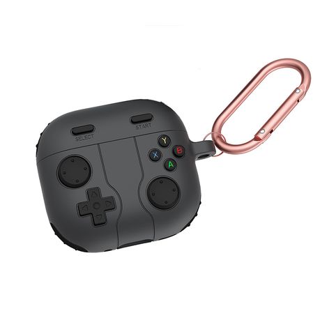 Silicone Cover with Keychain Compatible with AirPods 4 2024 Image