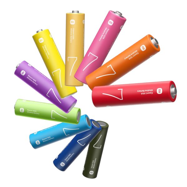 Xiaomi Rainbow 7 AAA Batteries - 10 Pack