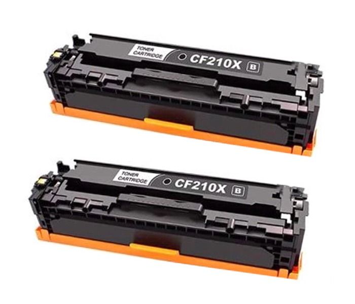 Compatible HP 131X / CF210X Twin Black Toner Cartridges