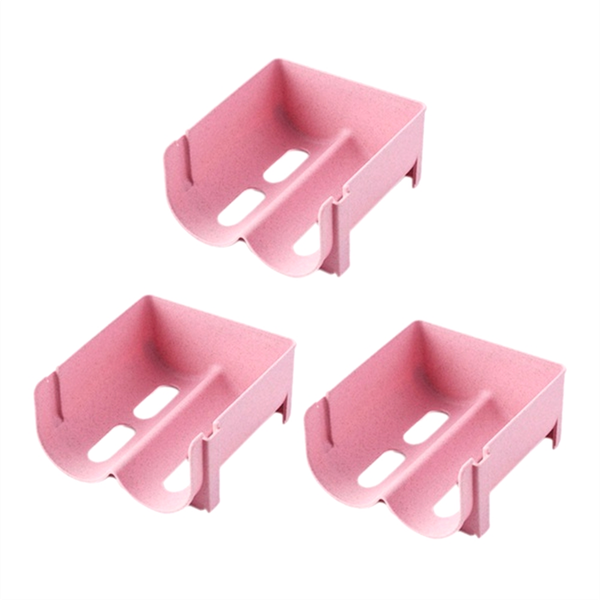 3 Pcs Beer Holders Soda Can Holder Bottle Storage Rack Pink