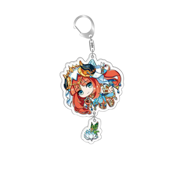 Nilu Character Keyring &amp; Bag Ring - Cute Cartoon Keychain