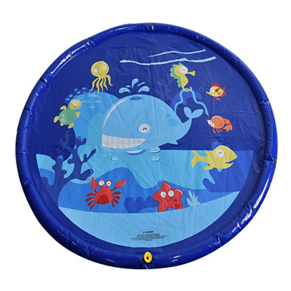 Sprinkler &amp; Splash Play Mat for Kids, BPA Free, Swimming Pool Splash Pad