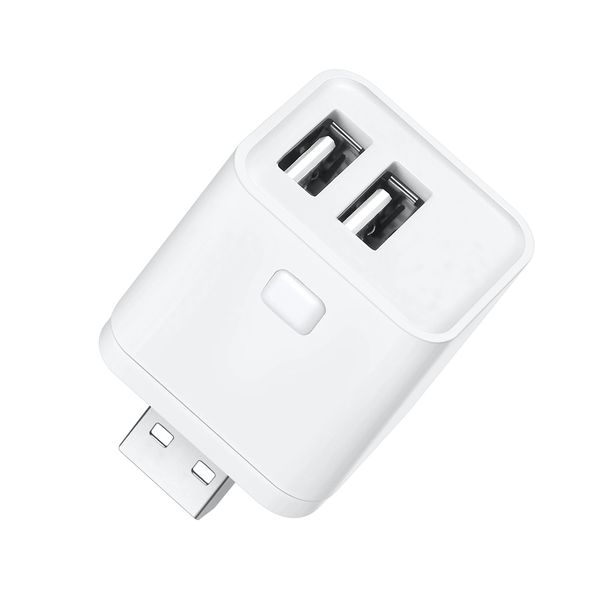 Tuya Zigbee Micro-Usb Adaptor Switch 2 Gang