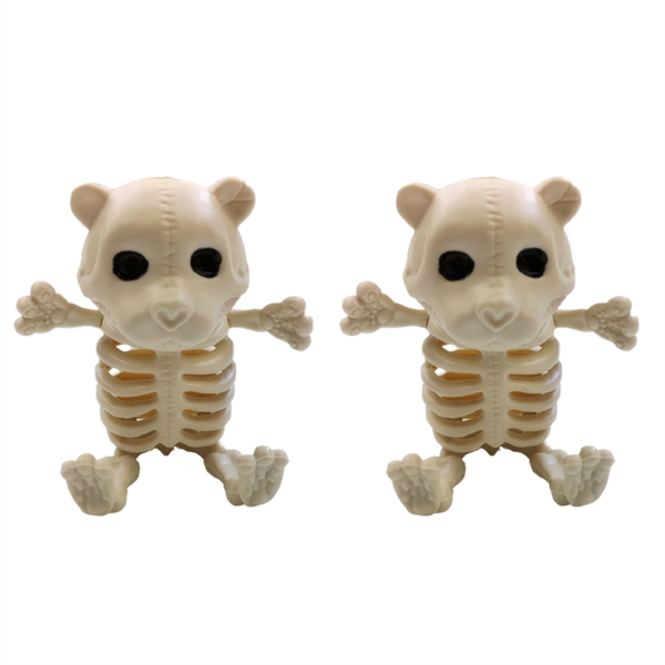 Home Decoration Items Charming Bear Skeleton Table Decoration White