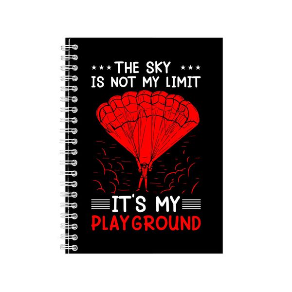 The Sky Not My Limit Notebook Skydiving Gift Idea A4 Notepad 148