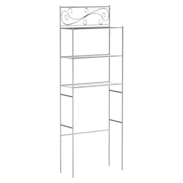 3 - Tier Metal Over-the-Toilet Storage Shelf Space Saver