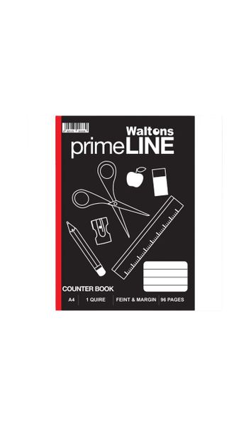 Primeline Hard Cover A4 96 Pg 1 Quire Feint Ruled x 6