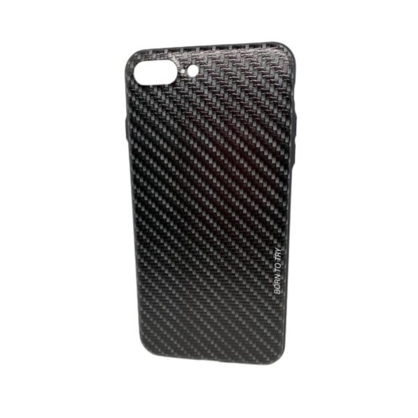 Protective Cover Born to try - Black For iPhone 7/8 Plus