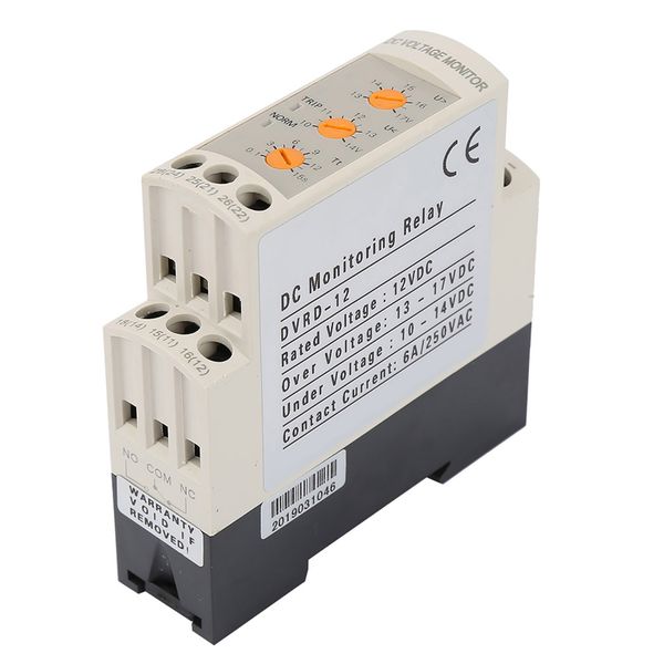 Voltage Protection Relay DC 12V for DVRD Systems, Low High Monitor