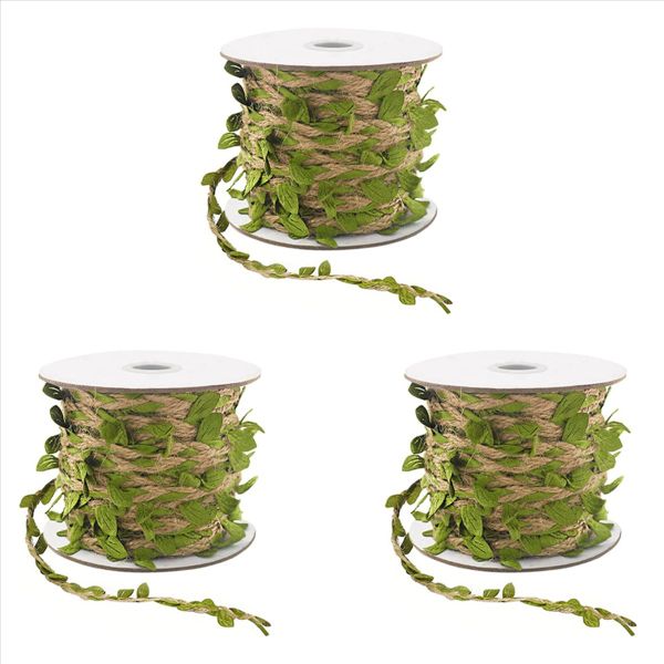Natural Jute Twine For Diy Gift Wrapping Wedding Garden (32 8Ft)