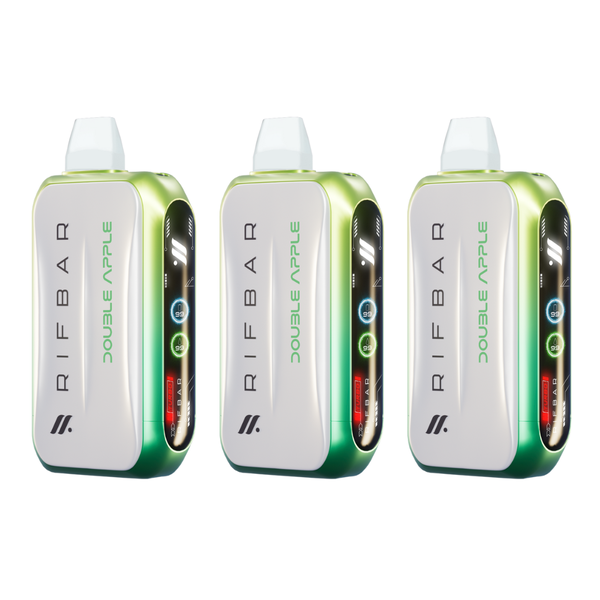 Rifbar Double Apple Turbo - X Disposable Vape (Pack of 3)