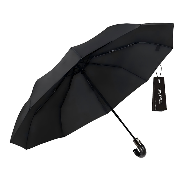 Umbrella Men Automatic Business 10Ribs Strong Windproof 3 Folding Umbrella