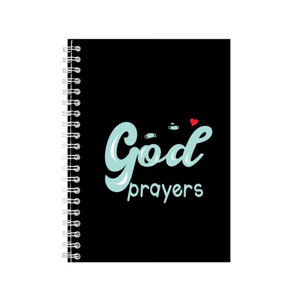 God Answers Prayers Notebook Christian Gift Idea A4 Notepad 123