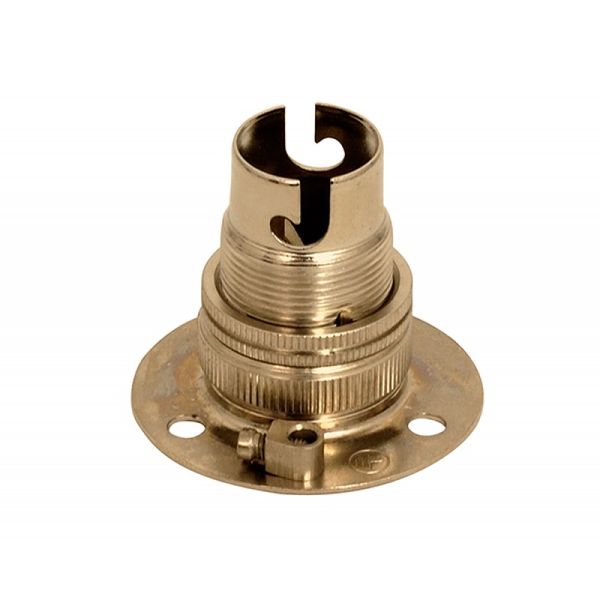 Digitech - Batten Holder - Bayonet Type 25mm - Brass - Bulk Pack of 8
