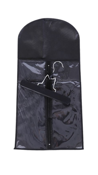Portable Wig Extension Storage Bag Holder Hanger - Black