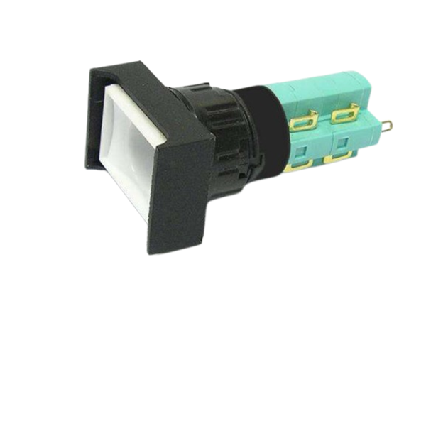 P1824M2S-65 Illuminated Rectangular Momentary Push Button IP65 2P