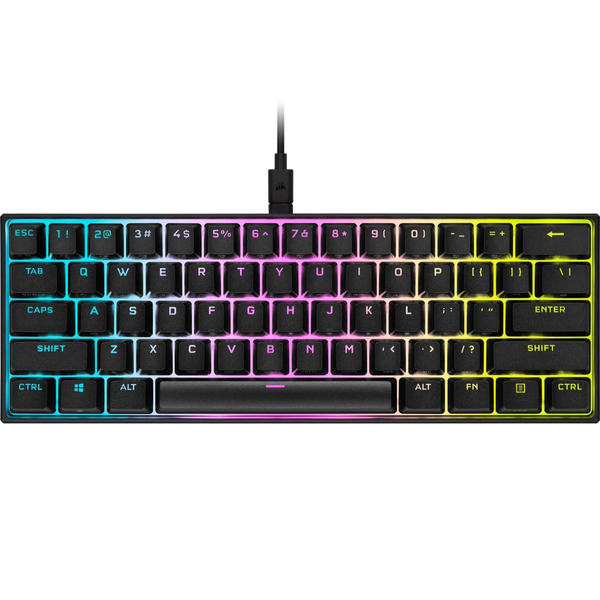 Corsair Keyboards K65 RGB 60% Mechanical Gaming Keyboard - Black Key Board
