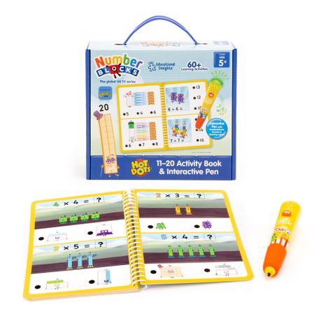 Educational Insights Hot Dots Numberblocks 11-20 Activity Book Pen & Pen Image