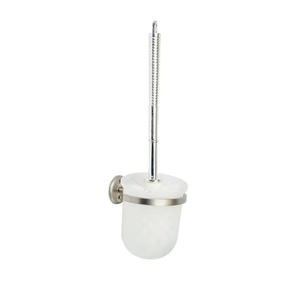 Toilet Brush Holder Set, Wall Mounted, Chrome Plated