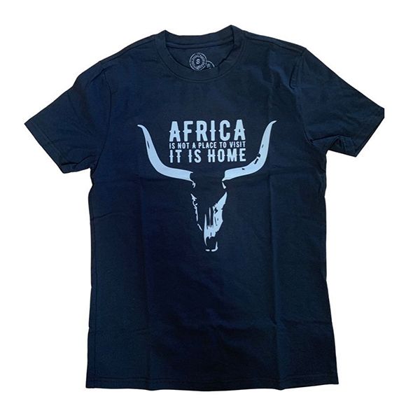 Kool Africa - NEW Africa - It is HOME - T-Shirt - Black