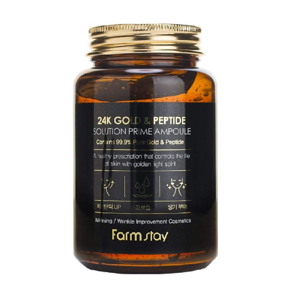 Farmstay 24K Gold & Peptide Solution Prime Ampoule 250ml | Shop Today ...
