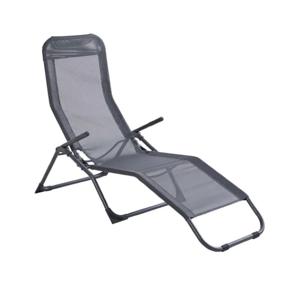 Sunbed Steel Textilene 2 Way