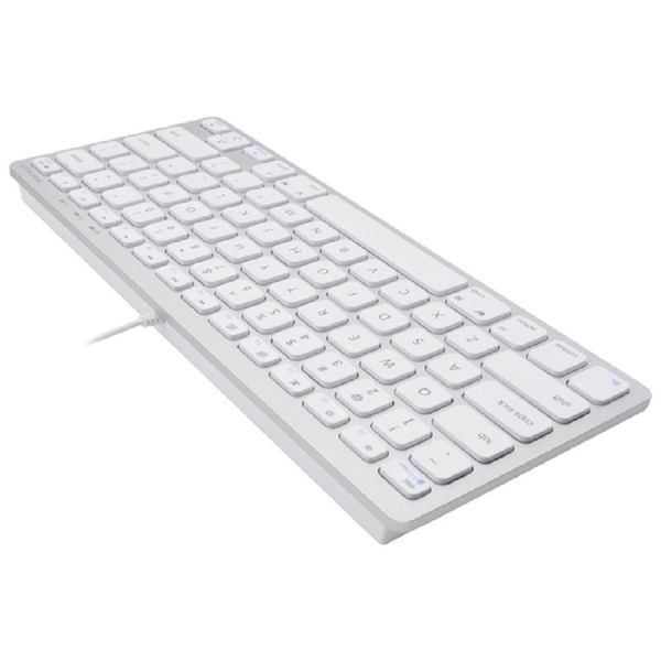 Macally Compact USB wired keyboard for Mac and PC