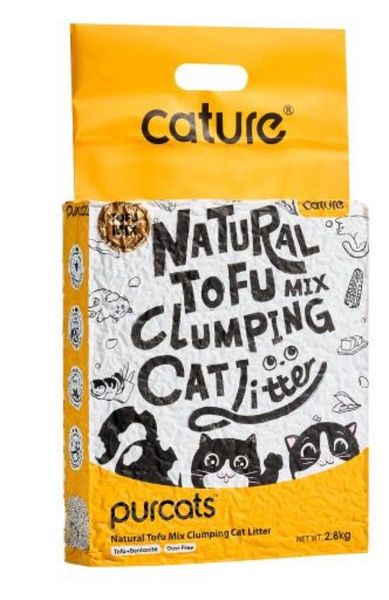 Cature Tofu+Bentonite 2.8 kg Cat Litter Tofu