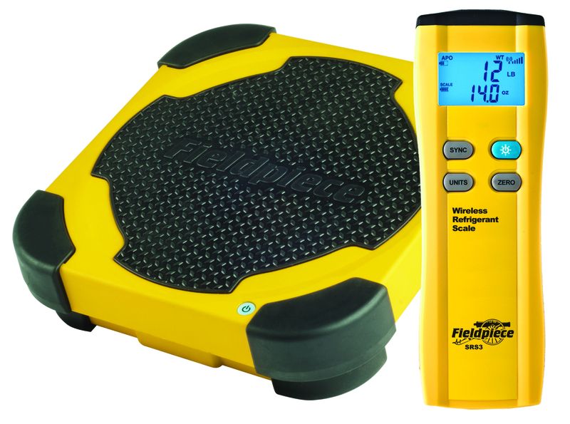 HVAC Refrigerant Wireless Scale/Vacuum gauge W/Alarm