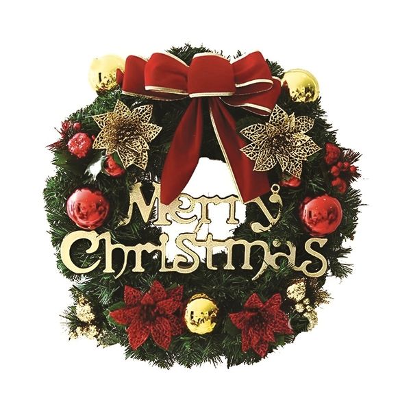 Merry Christmas Wreath - Large 50cm