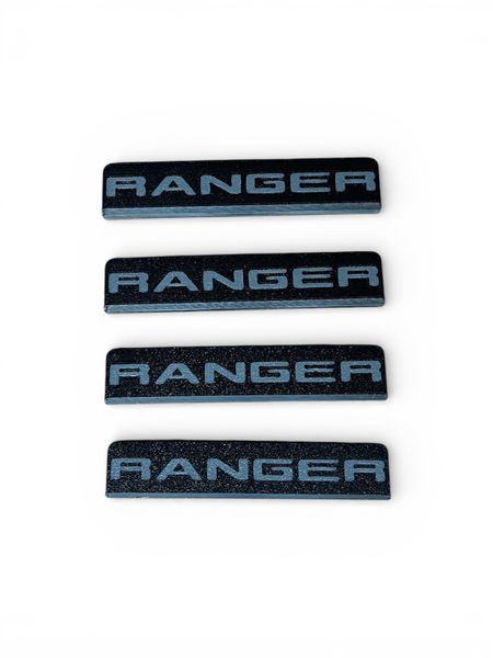 Door edge protector compatible with Ford Ranger | Set of 4
