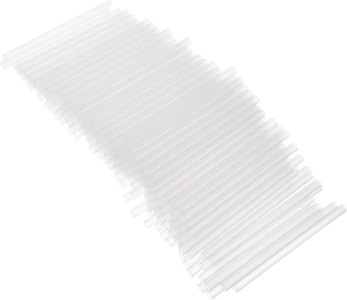 1600 Pieces Blowing Straws Aluminum Foil 8cm Balloon Blower Tool