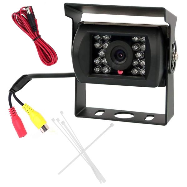 Heavy Motor Vehicle 18 LED Wide Angle Reverse Camera, 1mtr Cable &amp; Zip Ties