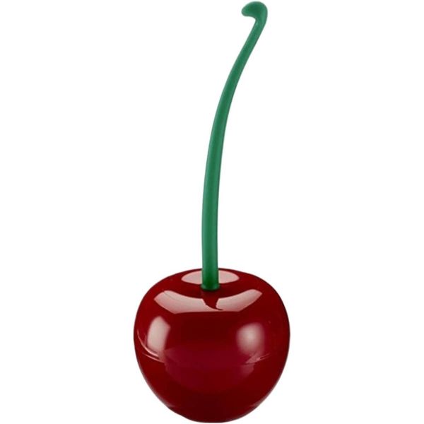 Cherry Toilet Brush Set, Toilet Bowl Brush and Holder Set, Long Handle