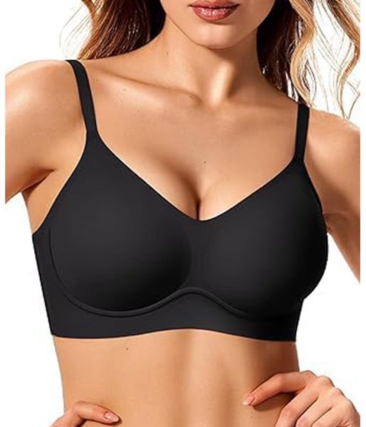 Women's Jelly Bra - Wire-Free, Seamless Push-Up Bra with Support