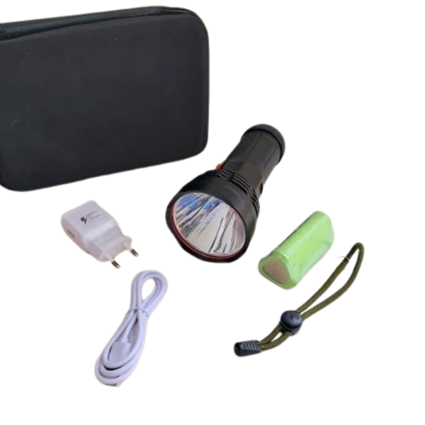 1500 Lumens Aluminum GOR Rechargeable LED Flashlight Torch