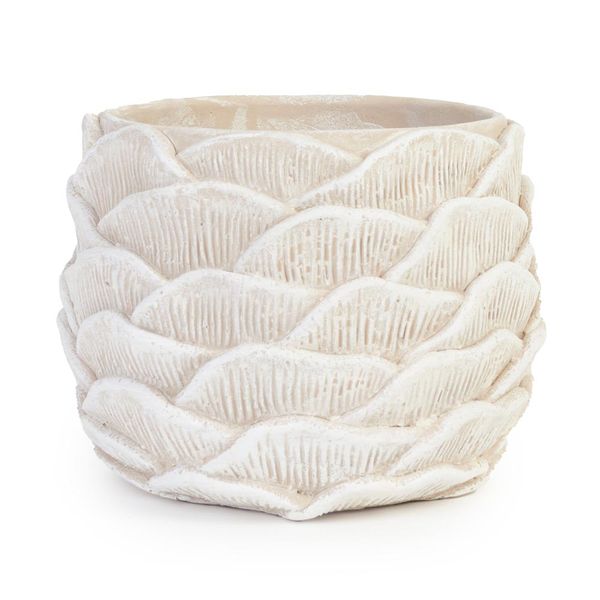 Sandstone Wave Planter Ø16.5x13cm