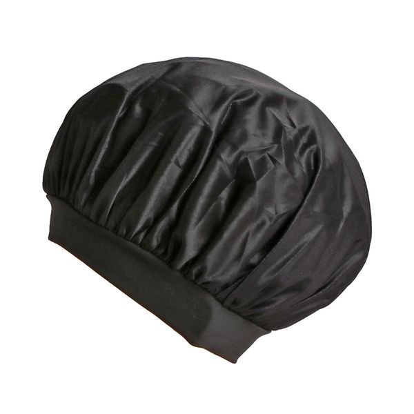 Wide Band Sleep Bonnet Cap in Breathable Satin Fabric( 50,8 cm)