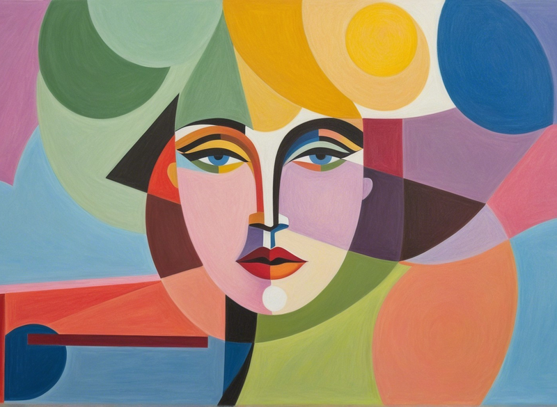 Canvas Wall Art Home Decor - A Face Abstract