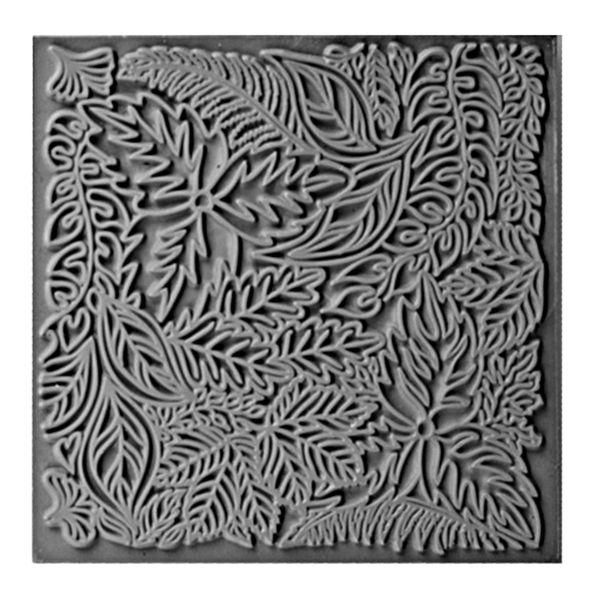 Cernit Texture PlatePlate - 9x9cm - Leaves