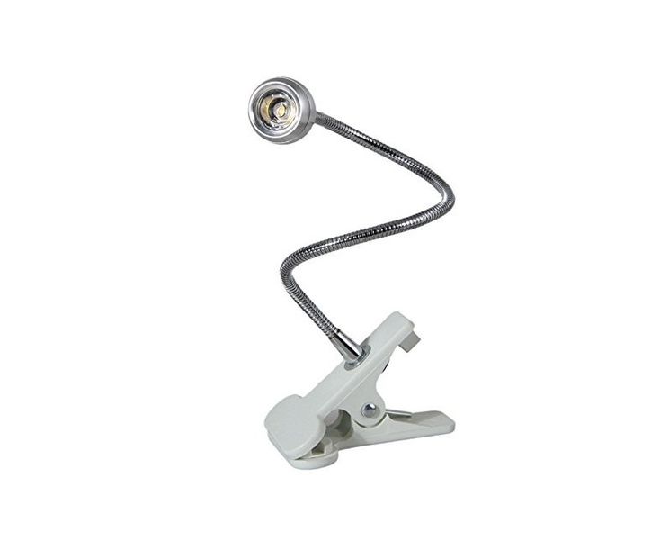 USB Mini UV LED Nail Clip Lamp with Flexible Gooseneck