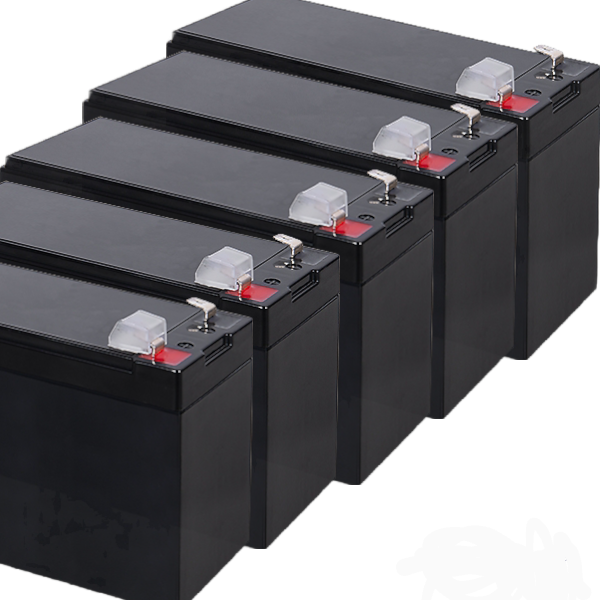 5 pack of 12V 7,2Ah Rechargeable Lead Acid Gate Motor or Alarm Battery