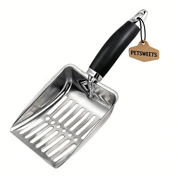 Stainless Steel Cat Litter Scoop Metal Medium Cat Litter Scoop
