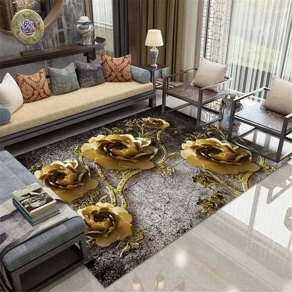 Modern 3D Geometric Design Area 28 Rug - 200cm x 150cm