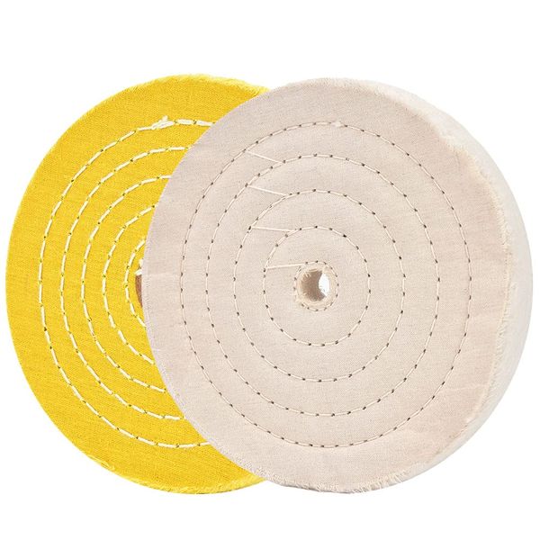 2Pcs Polishing Discs Polishing Wheel Kit 150mm Polishing Wheel Set for Tabl