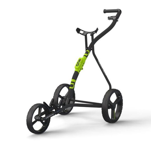 Wishbone One - Megalight - Golf Push Cart - Charcoal/Lime