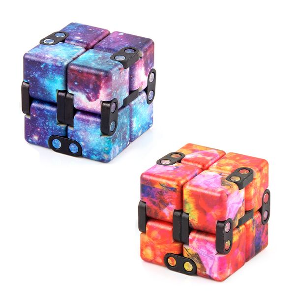 2 Pack Cubes Sensory Toy,Stress Relieving Fidgeting Game Toy,Adult/Teen