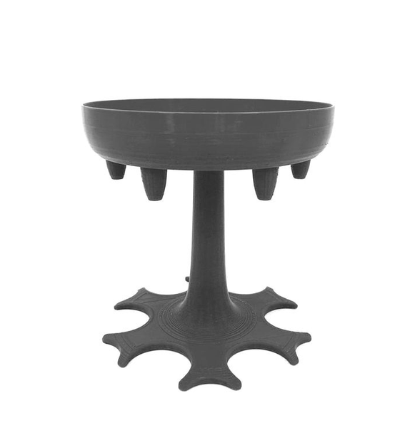 6 Shot Glass Drink Holder &amp; Dispenser Rack With 6 Tot Glasses